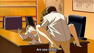 lingerie office – hentai