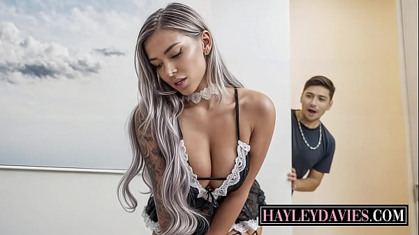 Bombshell Blonde Maid Teams Up With Big Tits Redhead For Threesome With Stepson Molly Molly
